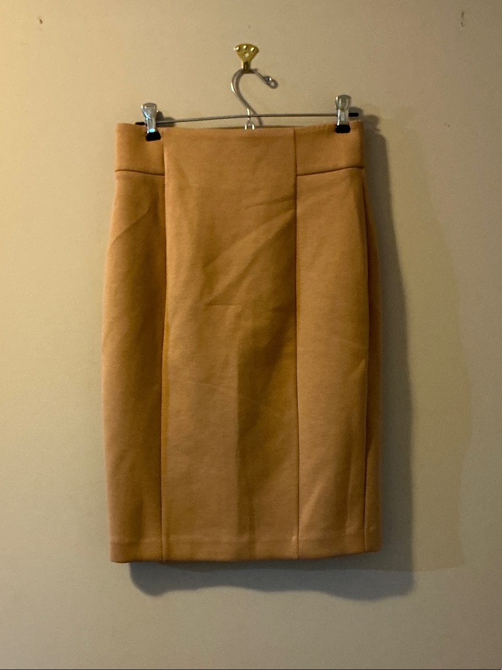 Ann Taylor Camel Pencil Skirt